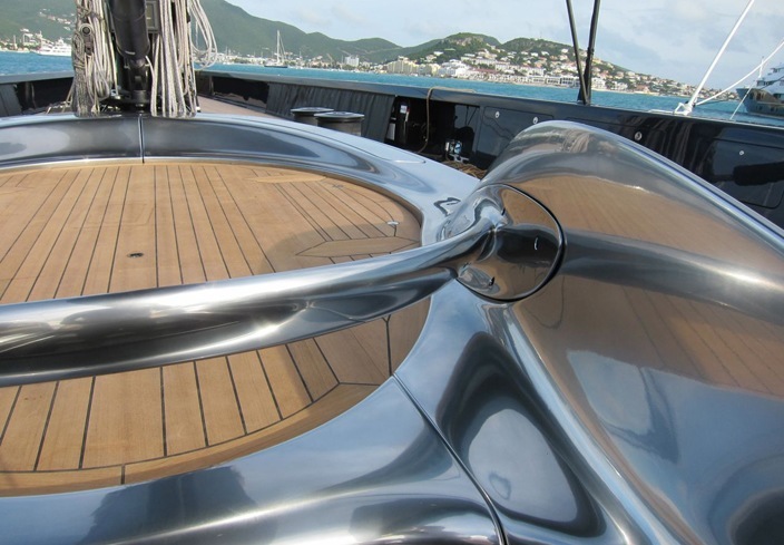 racing yacht deck
