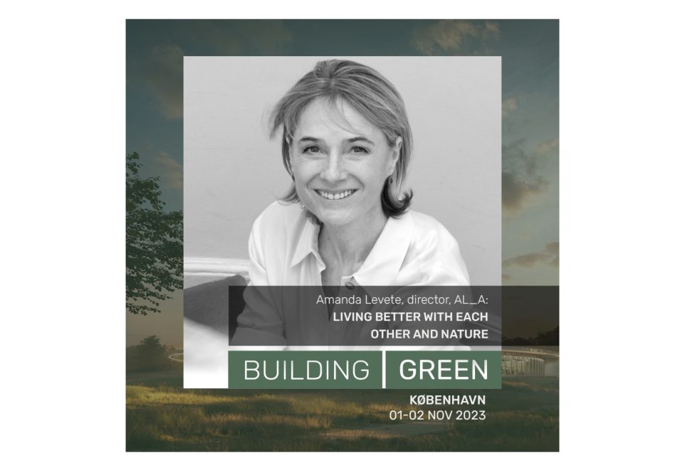 Amanda gave keynote address at the Building Green Conference in Copenhagen